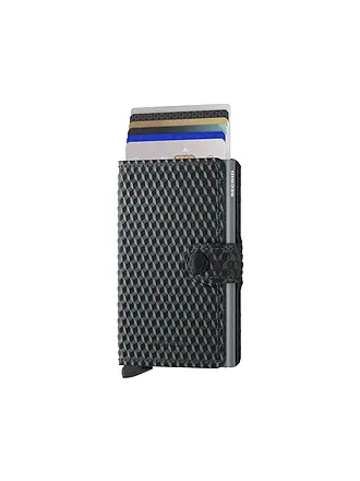 SECRID | Portefeuille - Miniwallet Cubic Noir Rouge | schwarz